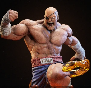 Sagat  Street Fighter stl 3d - Others