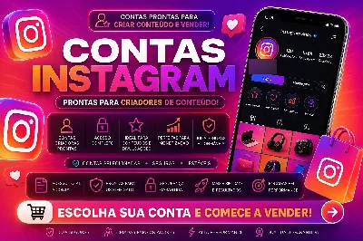 INSTAGRAM CONTAS - IP BR, MIX E ANTIGAS - Redes Sociais