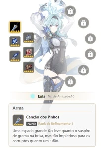 CONTA GENSHIN AR 55⭐9 LENDÁRIOS⭐3 ARMAS 5⭐GANYU+AMOS,EULA+A5 - Genshin Impact