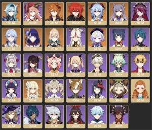 CONTA GENSHIN AR 55⭐9 LENDÁRIOS⭐3 ARMAS 5⭐GANYU+AMOS,EULA+A5 - Genshin Impact