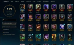 CONTA GOLD 2 - 43 CAMPEÕES - 9 SKINS - League of Legends LOL