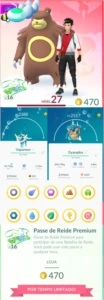 Pokémon Go Conta LvL 27