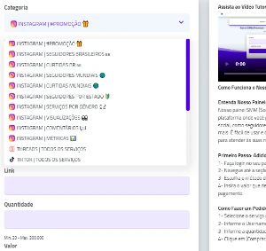 Script painel smm com icones dos serviços barato sem bugs - Outros