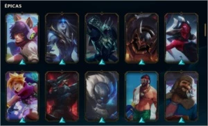 Conta de League Of legends Main platina 128 skins LOL