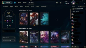 CONTA LEAGUE OF LEGENDS PLATINA 2 LOL