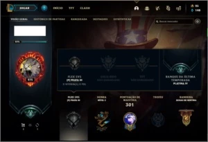 Conta unranked com 85 champs e 171 skins (2 Prestigios) - League of Legends LOL