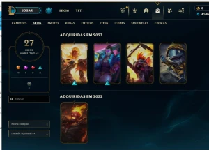 Conta Smurf Lol 27 Skins Full Acesso - League of Legends