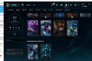 Conta Smurf Lol 27 Skins Full Acesso - League of Legends