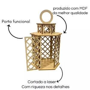Kit 5 Luminaria marroquina sextavada, para decoracao,... - Artesanato e Personalizados
