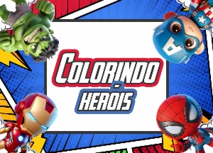 Arquivo Digital Livro de colorir Heróis – PDF - eBooks
