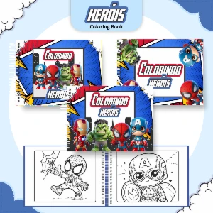Arquivo Digital Livro de colorir Heróis – PDF - eBooks