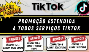 TikTok Seguidores + 1Mlhão de Views: Aumente sua Influência! - Redes Sociais