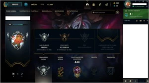 CONTA SEM BORDA MMR INTACTO 134 CAMPEÕES + 244 SKINS - League of Legends LOL