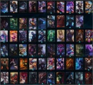 CONTA SEM BORDA MMR INTACTO 134 CAMPEÕES + 244 SKINS - League of Legends LOL