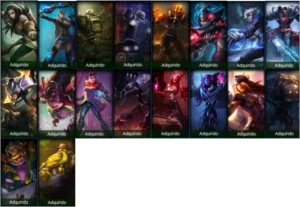 Ouro 5 + 85 Champ +5 Runas - League of Legends LOL