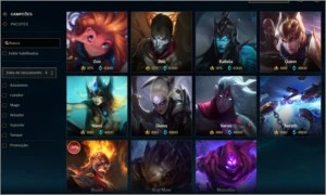 Conta lol diamante 3 faltando apenas 11 champs 58 skins - League of Legends