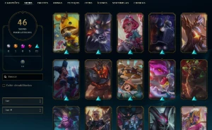 Conta League Of Legends Nivel 126 Com 46 Skin LOL