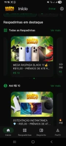 Sistema de Raspadinhas Digitais + Aplicativo Android e iOS C - Serviços Digitais