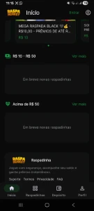Sistema de Raspadinhas Digitais + Aplicativo Android e iOS C - Serviços Digitais