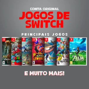 Conta Nintendo Switch Original - Vários Jogos! - Outros