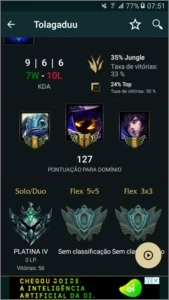 Vendo 3 contas no lol - League of Legends