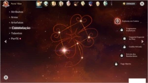CONTA COM KLEE C1 + JEAN+ 2 ARMAS 5* AR41 - Genshin Impact