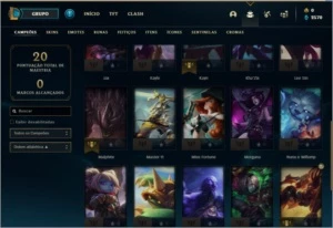 CONTA DIAMANTE II LOL - League of Legends