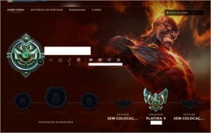 Conta Platina V - League of Legends LOL