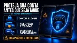 Ebook 21 Golpes Que Todo Gamer Precisa Reconhecer - Cursos e Treinamentos