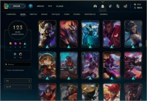 CONTA LEAGUE OF LEGENDS EX DIAMOND MUITAS SKINS E BARATA !! LOL