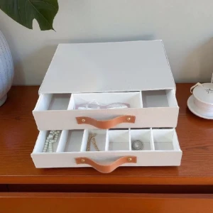 Gaveteiro para Joias e Bijuterias de 2 Gavetas - Artesanato e Personalizados