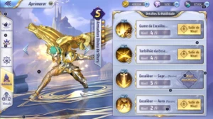 Conta Saint Seya lvl 44 a-139 - Saint Seiya Awakening SSA