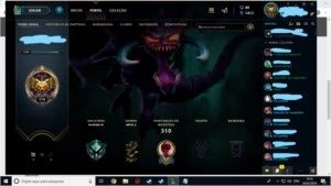Conta de League Of Legends LOL