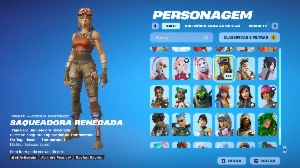 Conta Fortnite 252 Skins + Travis Scott E + Salve O Mundo