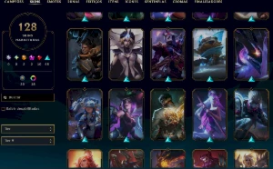Conta Prata 3 - 128 skins - League of Legends LOL