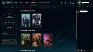 Conta LoL Diamante IV 2019 Smurf - 66V e 29D - League of Legends