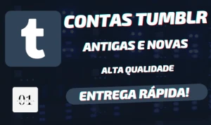 CONTAS TUMBLR NOVAS [ALTA QUALIDADE] + ENTREGA RÁPIDA - Redes Sociais