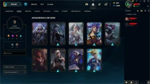 CONTA LOL OURO IV COM SKIN SEJUANI VITORIOSA + 25 SKINS SPLI - League of Legends