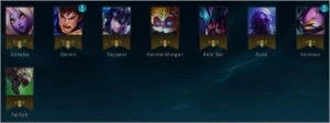 Conta LoL - 64 champs/27 skins - Ouro3 (SoloQ)/Ouro2 (Flex) - League of Legends