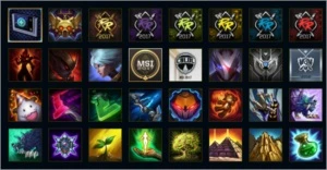 Conta LoL - 64 champs/27 skins - Ouro3 (SoloQ)/Ouro2 (Flex) - League of Legends