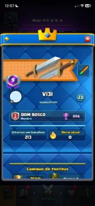 Conta Clash Royale 9 Anos
