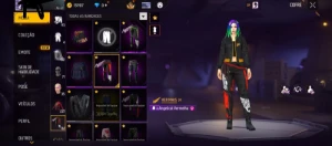 Conta FF Veterana | 3 Angelicais (Vermelha M/F + Verde) - Free Fire