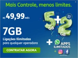 PLANO CLARO 1 MÊS INTERNET ILIMITADA E LIGAÇÕES ILIMITADA - Outros