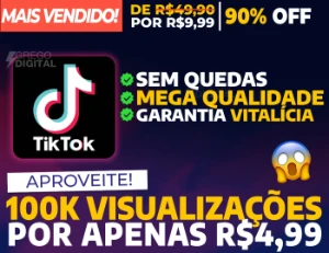 Visualizações para TikTok | PROMOÇÃO| 24h On - Redes Sociais