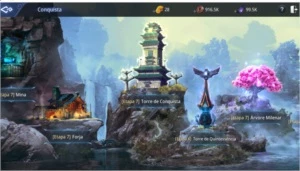 Conta mir4 lv 53 pet épico e couro heroico!