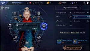 Conta mir4 lv 53 pet épico e couro heroico!