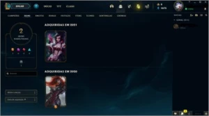 Conta gold 4 65% winrate - League of Legends LOL