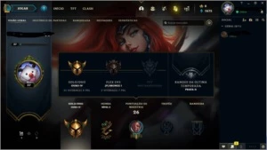 Conta gold 4 65% winrate - League of Legends LOL
