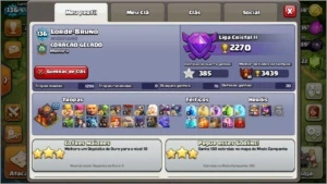clash of Clans conta cv 10 quase full
