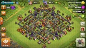 clash of Clans conta cv 10 quase full